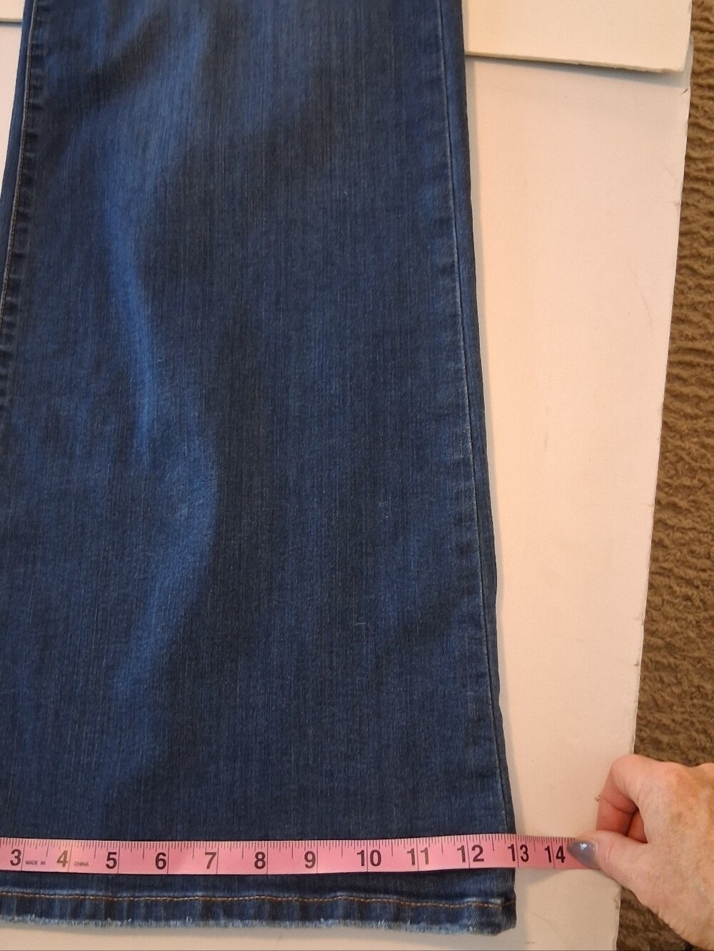 Kut From The Kloth Meg High Rise Wide Leg Stretch Denim Jeans Sz 8 - Picture 10 of 12
